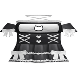 cutecore black white cat dress maid bows kitty