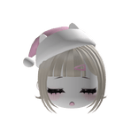 Cutecore Kawaii Christmas Blonde Kitty Hat