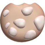cutecore kawaii cookie yum treat white