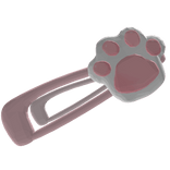 ୨୧ cutecore kawaii pawprint hairclip