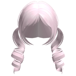 cutecore low swirly cutesy pigtails pink