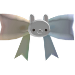 ♡ cutecore pastel rainbow bunny bow