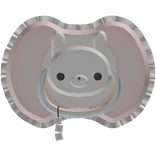 ♡ cutecore pastel rainbow bunny pacifier