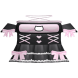 cutecore pink black cat dress maid bows kitty