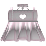 ♡ cutecore skirt heart maid dress angel pink