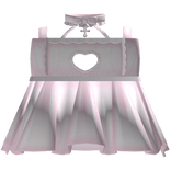 ♡ cutecore skirt heart maid dress angel pink