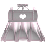 ♡ cutecore skirt heart maid dress angel pink