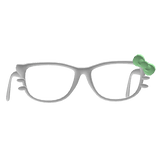 Cutesi Hello Kitty Glasses w Light Green Bow (v2)