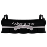 ♡꒱ cutesi pink & black adore me top with bow
