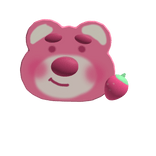 𐙚 cutesi pink bear lotso hairclip ⋆｡˚