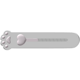 ♡ cutesi white paw box cutter hair clip