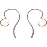 ♡ cutesie pink ombre alien antenna 