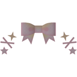 ♡ cutesie pink ombre alien hairclips