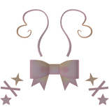 ♡ cutesie pink ombre alien hairclips and antenna 