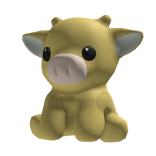 Cutest Banana Yellow Cow Plush Shoulder Pet