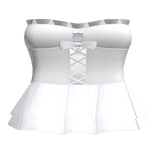 ♡ : cutest kitty dress in white