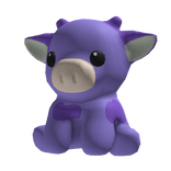Cutest Lavender Purple Cow Plush Shoulder Pet