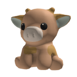 Cutest Orange Cow Plush Shoulder Pet