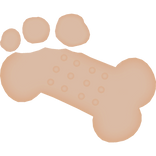 cutesy adorable dog puppy bone soft cookie