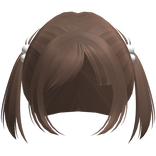 cutesy anime doll pigtails caramel