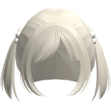 cutesy anime doll pigtails platinum blonde