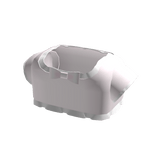 🤍 cutesy baby doll tee cropped in pink and white