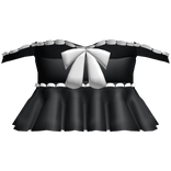 ♡ : cutesy black and white flowy dress