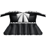 ♡ : cutesy black and white flowy dress w bow