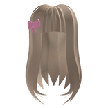 ♡ Cutesy Blonde Hime Long Hair w/ Bow