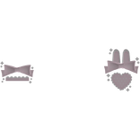 cutesy bunny hairclip in baby pink