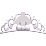 ♡・Cutesy bunny lamb doll pink tiara