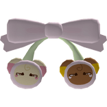 ♡ : cutesy cherry kawaii bow in pink 