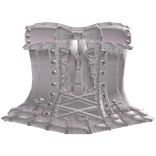 cutesy doll laced pink leopard corset dress