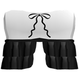 Cutesy dollete mini dress top in black