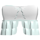 Cutesy dollete mini dress top in blue