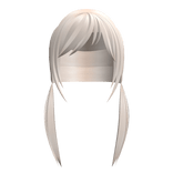 Cutesy Dolly Low Long Dahood Pigtails In Blonde