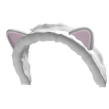 ♡ cutesy fluffy kitty scrunchie headband 