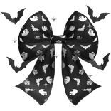 Cutesy Halloween Bat Aura Waist Bow