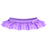 ♡꒱ cutesy kawaii purple tutu skirt
