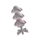 ꒰ ♡ : cutesy kawaii strawberry bunny dango snack