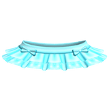 ♡꒱ cutesy kawaii teal tutu skirt