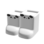 ♡ : cutesy little panda socks with paws