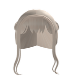 Cutesy Long Bangs With Buns Blonde