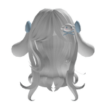 Cutesy Long Curly Hair W/ Cinnamoroll Clip♡