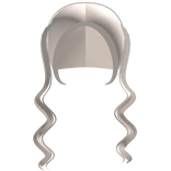 ♡ cutesy long curly pigtails in pastel blonde