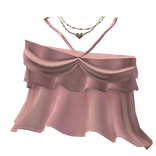 ʚ cutesy mori kei slipped string summer top 