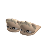 ♡ cutesy orange bear slippers