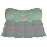 cutesy pastel pink and green candy eye dress