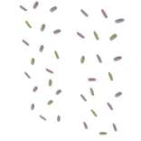 cutesy pastel sprinkles!