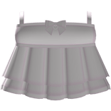 ♡ : cutesy pink dress w bow and beaded heart